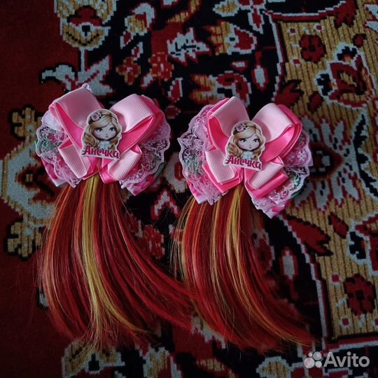 Именная резинки для волос