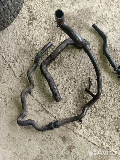 Патрубок радиатора низ Renault Logan II