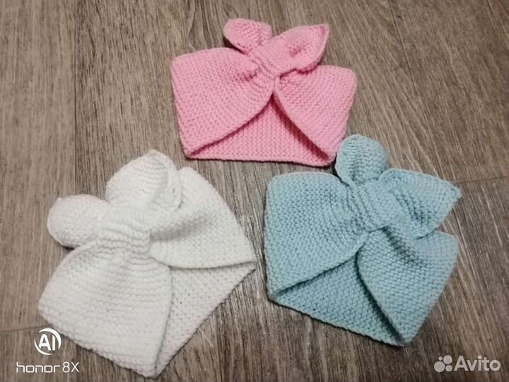 Вязаная повязка солоха