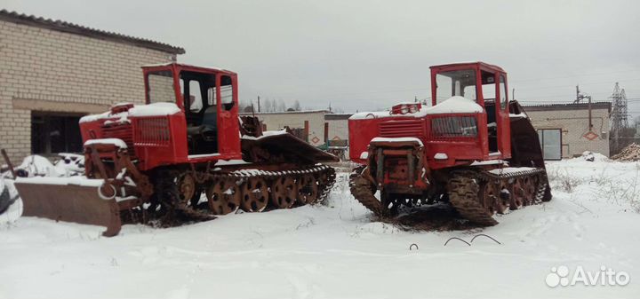 Трелеочный трактор гусеничный тдт 55 Онежец