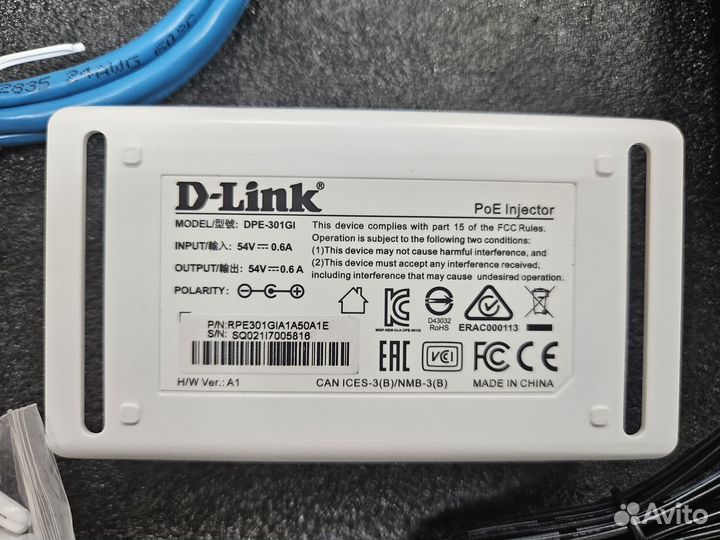 PoE- инжектор D-Link DPE-301GI
