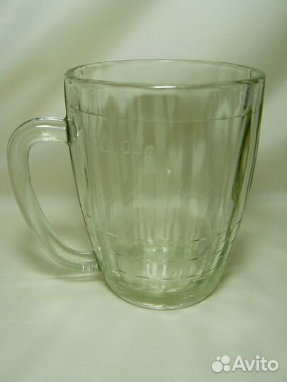 Кружка Пивная 0,5. Стекло. Клеймо Серп Молот. СССР