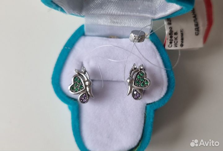 Новые детские сережки