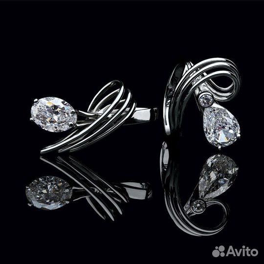 Золотые серьги 585 пробы