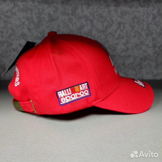 Кепка бейсболка Mitsubishi красная