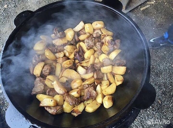 Садж чугунный толстостенный