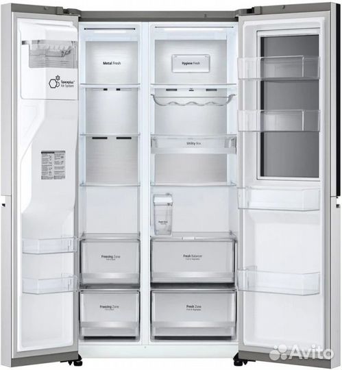 Холодильник LG GC-X257caec черный