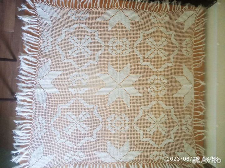 Скатерть вязаная крючком
