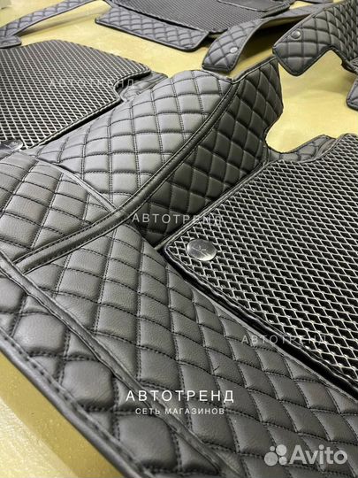 3D коврики из экокожи chery tiggo