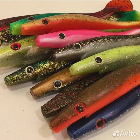 Резина Strike Pro Pig Shad 230мм 90гр Glitter Masc