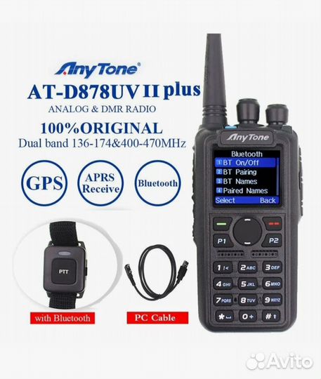 Радиостанция Anytone D878UV II Plus