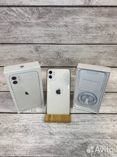 Телефон iPhone 11 128 gb (белый)