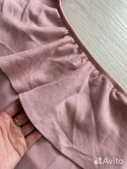 Платье женское замшевое