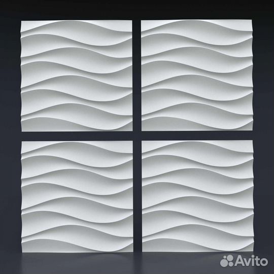 Гипсовая 3D панель 