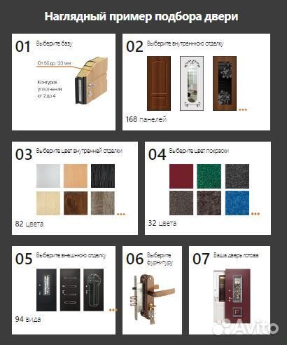 Дверь входная с зеркалом металл/мдф