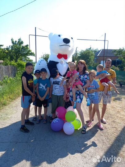 Белый медведь аниматор 2.6 метра