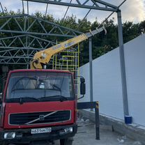 Аренда и услуги манипулятора, стрела 5 т, 12 м, борт 10 т, 6.5 м, Воскресенск