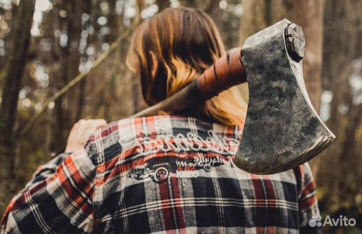 Кованый топор Колун валочный