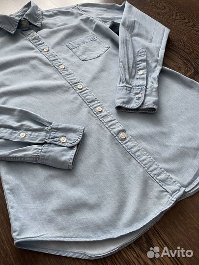 Uniqlo джинсовая рубашка