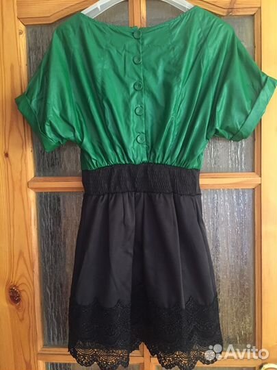 Платье двуцветное