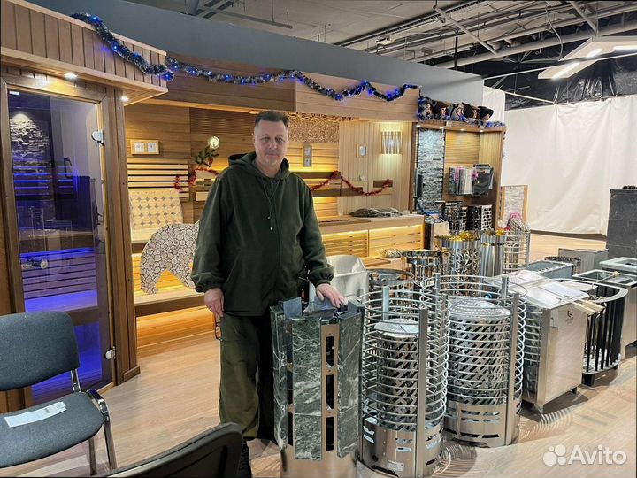 Отопительная печь с установкой