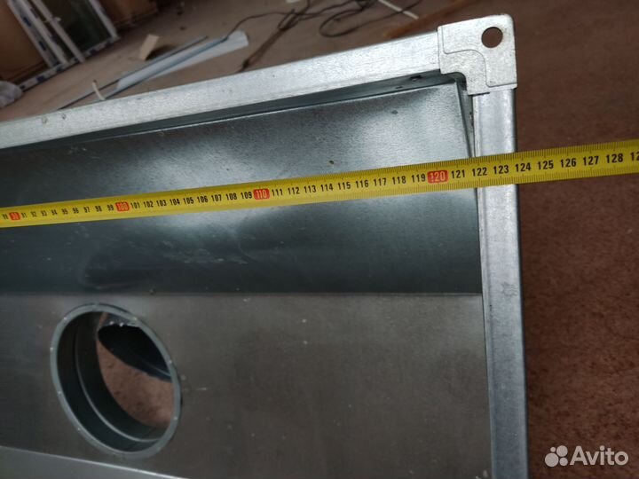 Зонт вытяжной 200см ширина из нержавейки