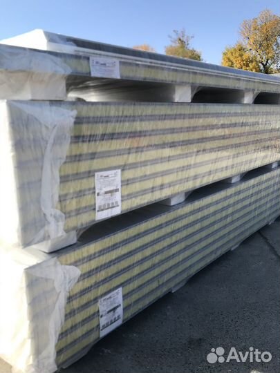 Сендвич панели минвата 180мм