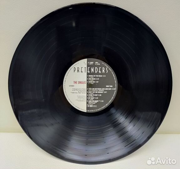 Pretenders - The Singles LP Japan 1987 NM