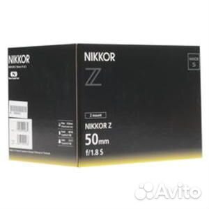 Объектив nikon Z 50MM F1.8 S nikkor
