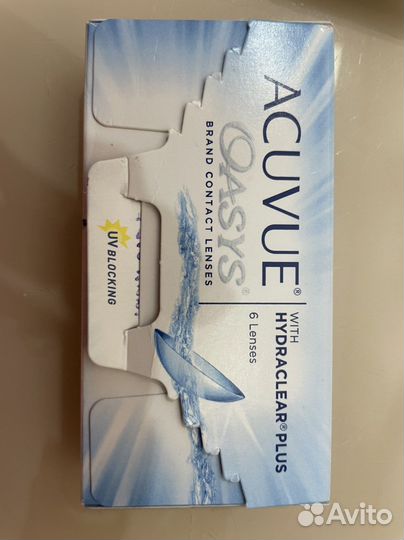 Линзы контактные acuvue oasys hydraclear -8