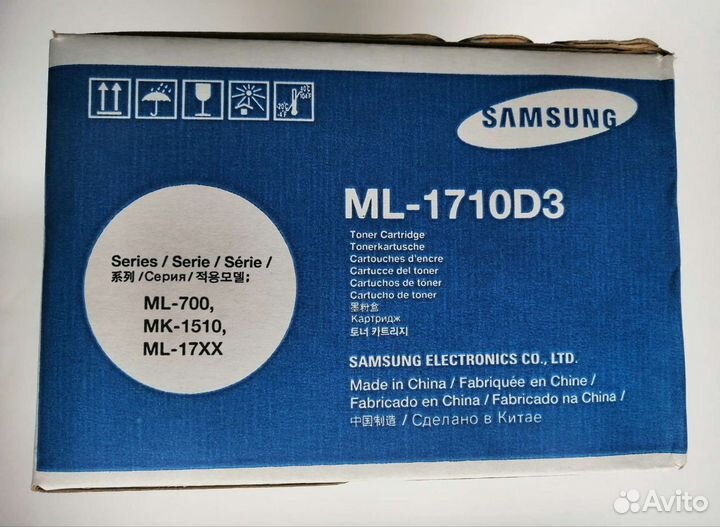 Новый Картридж Samsung ML-1710D3, запечатан