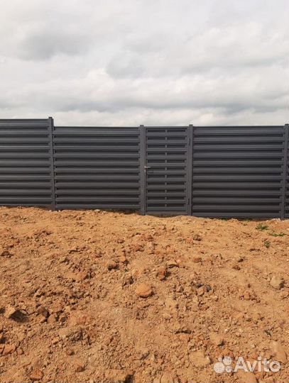 Забор из профнастила работа по договору качественн