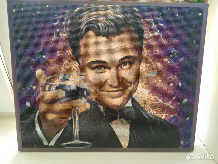 Картина из алмазной мозаики дикаприо
