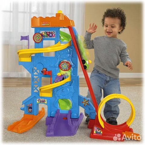 Гоночный автотрек от 1,5 до 5 лет Fisher Price