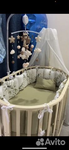 Детская кроватка с матрасом