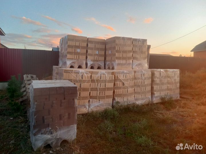 Кирпич облицовочный одинарный имбирь белебеевский