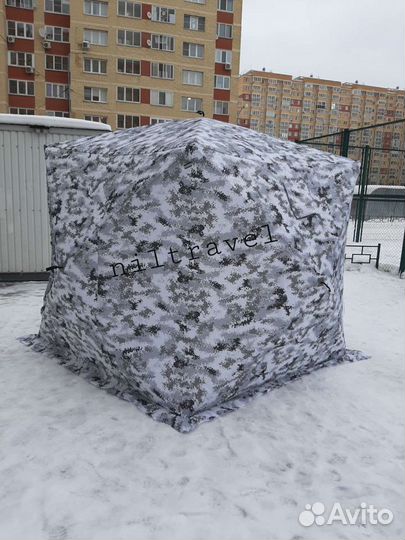 Палатка зимняя 3х слойная 200х200х225