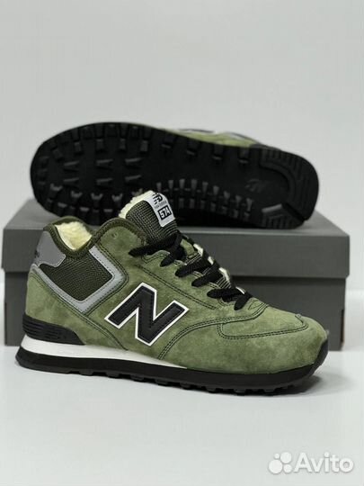 Кроссовки new balance 574 высокие зимние