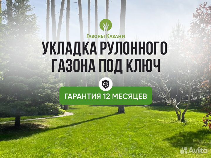 Рулонный газон от производителя под ключ