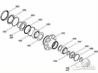 Ступица BPW ECO-maxx в сборе K10010 09.801.06.56