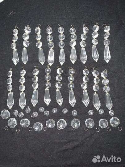 Подвески хрустальные для люстры чсср