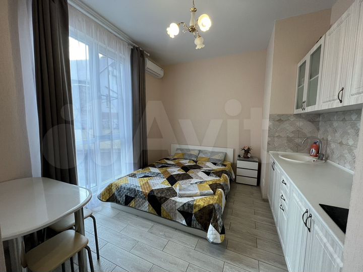 Квартира-студия, 22 м², 2 кровати