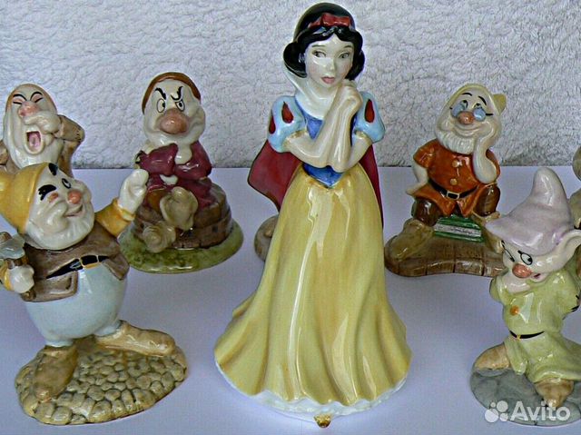 Белоснежка и семь гномов.Royal Doulton.Walt Disney