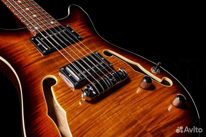 Электрогитара Harley Benton CST-24HB Tortoise Flam