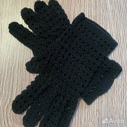 Перчатки женские сетка винтаж