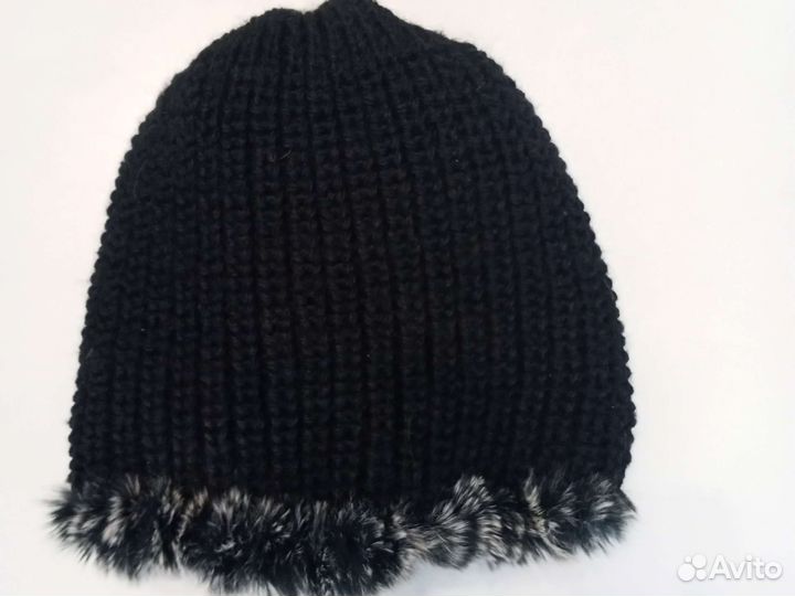 Шапка женская вязаная норка