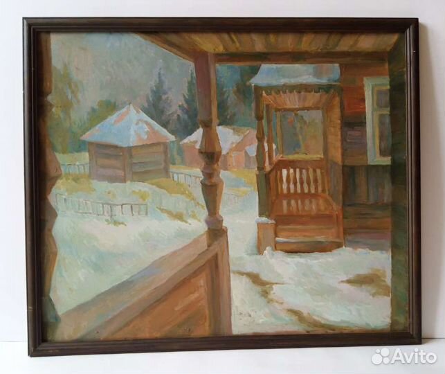 Картина маслом в раме