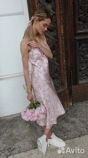 Платье комбинация шелк furfurza