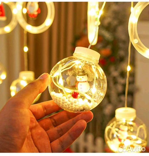 Гирлянда штора