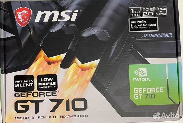Видеокарта MSI GeForce GT 710 Silent LP купить в Санкт-Петербурге ...